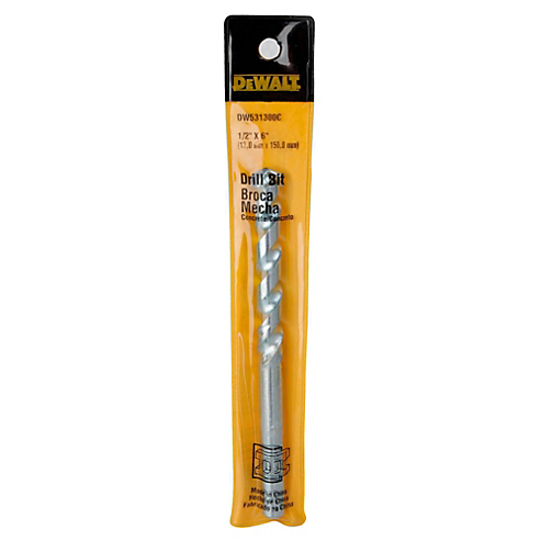 BROCA DE PERCUSION 1/2", PARA CONCRETO, MARCA DEWALT, MODELO DW531300C