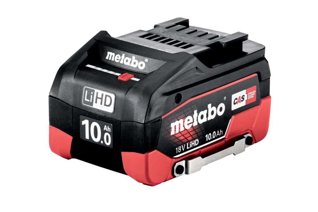 BATERIA LIHD DS 18V, 10.0 AH, MARCA METABO, MODELO 624991000