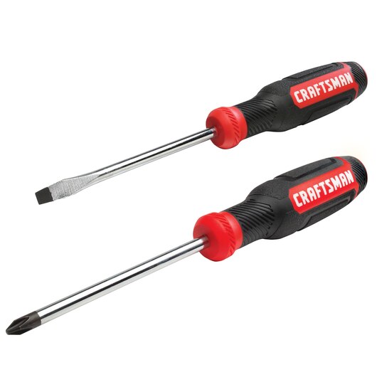 JUEGO DE DESTORNILLADORES Bi MATERIAL, DE 2 PIEZAS, MARCA, CRAFTSMAN, MODELO CMHT65072N