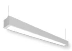 LAMPARA COLGANTE LED LINEAL 517 DE 4', UL, 25W, 3000 LUMEN, 4000K, 100-277V, 50000 HRS, MARCA SYLVANIA, MODELO P07564-21