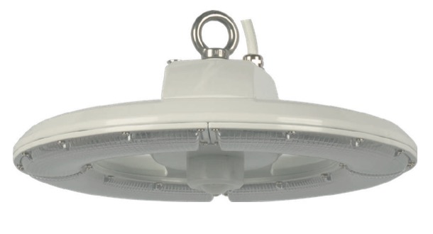 LAMPARA LED HIGH BAY 150W, MARCA FOCO GREEN ENERGY, MODELO HBF-150W50K-D-II