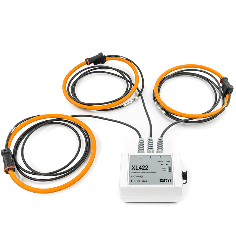 REGISTRADOR TRIFASICO DE CORRIENTE, MARCA HTI, MODELO XL422