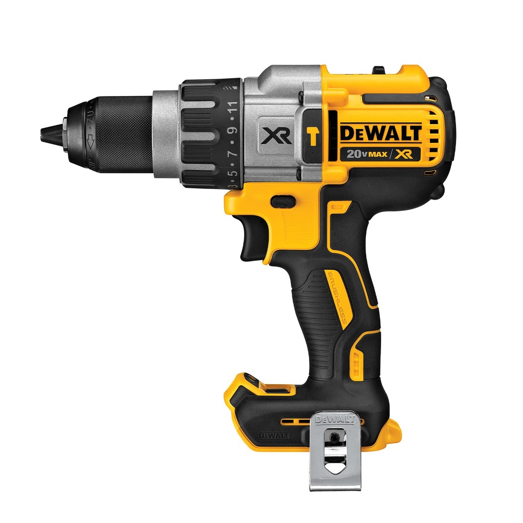 TALADRO PERCUTOR/ATORNILLADOR INALAMBRICIO 1/2" 20V, 300W, MARCA DEWALT, MODELO DCD996B, (SOLO HERRAMIENTA)