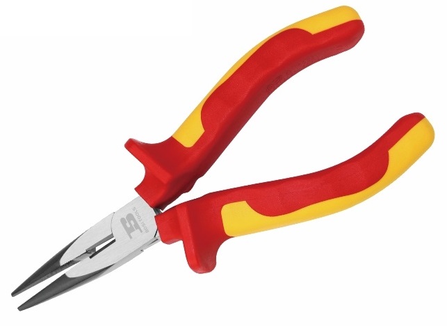 TENAZA DE PUNTA DE 6", AISLADA 1000V, MARCA BOSI TOOLS, MODELO BS600004