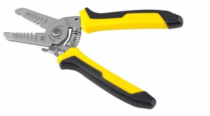 TENAZA PELADORA DE CABLE, MARCA BOSI TOOLS, MODELO BS446208