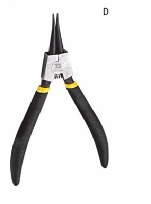 TENAZA RECTA, PARA SACAR ANILLO (SEGURO) DE PRESION DE 7", MARCA BOSI TOOLS, MODELO BS213274