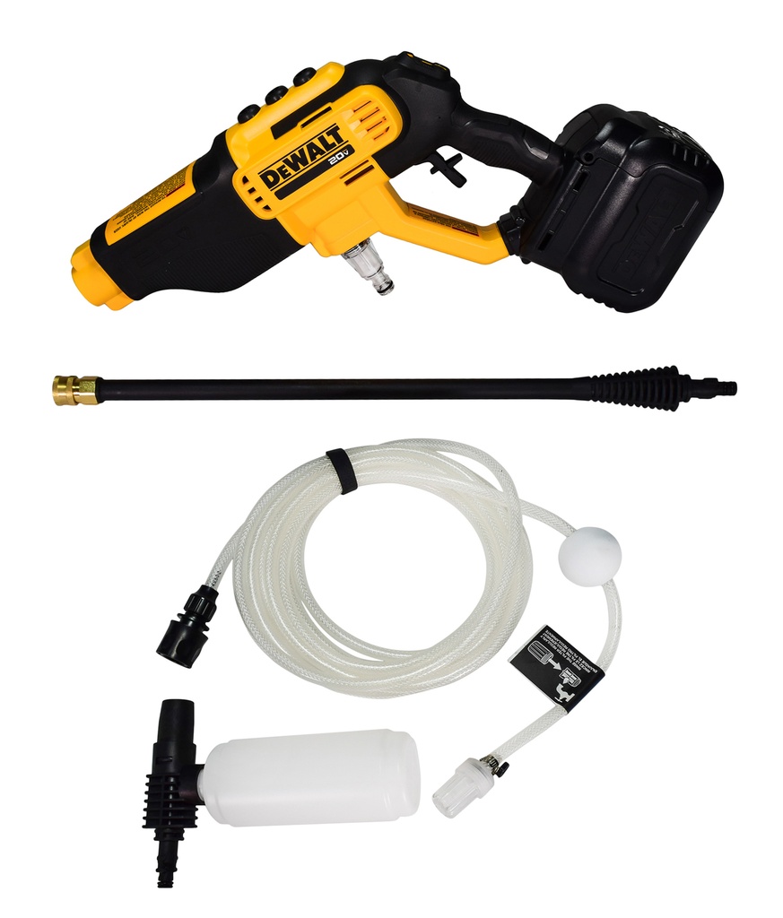 HIDROLAVADORA A BATERIA DE 550 PSI, MARCA DEWALT, MODELO DCPW550B (SOLO HERRAMIENTA)