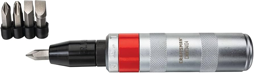 JUEGO DE DESTORNILLADORES DE IMPACTO, MARCA CRAFTSMAN, MODELO CMMT14104