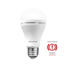 [SYLVANIA-P27572-36] BOMBILLO LED A60 DE EMERGENCIA, E27, 7W, 600 LUMEN, 120-240V, 6500K, 15000 HRS, MARCA SYLVANIA, MODELO P27572-36