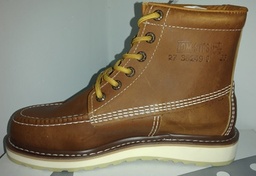 [MG SHOES-15B-80-28-A021] CALZADO BORCEGUI RESISTENTE A LO SOLVENTE 15B-A021 COLOR ROBLE, TALLA 28 / 10, MARCA MG SHOES