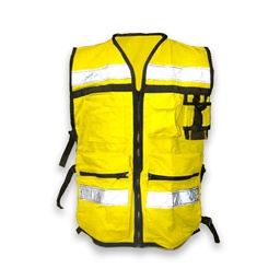 [CABEL03-0603-0304-02TM] CHALECO BRIGADISTA, COLOR AMARILLO, MARCA CABEL, MODELO 03-0603-0304-02TM