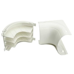 [H-MCRFW-IE] CODO INTERNO PARA CANALETA PLASTICA DE 4.5", MULTI CANAL, PARA POTENCIA Y DATOS, COLOR IVORY, MARCA HELLERMANN TYTON