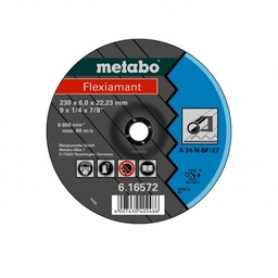 [METABO 616572000] DISCO PARA DESBASTE DE METAL DE 9" X 1/4" X 7/8", FLEXIAMANT 230X6.0X22.2 MM, MARCA METABO, MODELO 616572000