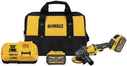 [DW-DCG418X2] KIT DE ESMERILADORA ANGULAR INALAMBRICA de 4-1/2" 60V, 2300W, MARCA DEWALT, MODELO DCG418X2: 2 BAT 9AH+CARG+BOLSO