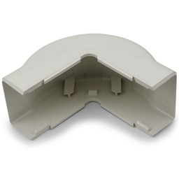 [H-TSR3FW-29] ESQUINA EXTERNA PARA CANALETA PLASTICA DE 1-3/4", 6' DE LARGO, COLOR IVORY, MARCA HELLERMANN TYTON