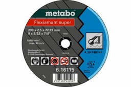 [METABO 616520000] DISCO PARA DESBASTE DE METAL DE 9" X 1/4" X 7/8", FLEXIAMANT Z- UPPER 230X7.0X22.2 MM,  ACERO, MARCA METABO, MODELO 616520000