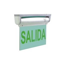[SYLVANIA-P33718-19] ROTULO DE SALIDA LED, LETRAS VERDES, 1.8W, 8 LUMEN, 110-130V, 300 MIN, MARCA SYLVANIA, MODELO P33718-19