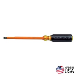 [KLEIN602-7-INS] DESTORNILLADOR AISLADO 1000V PLANO, DE 5/16", DE 7", MARCA KLEIN TOOLS, MODELO 602-7-INS