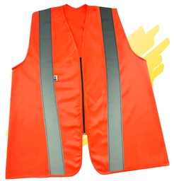 [CABEL03-0603-0201-03TG] CHALECO DE NYLON CON NARANJA, TALLA L, MARCA CABEL, MODELO 03-0603-0201-03TG