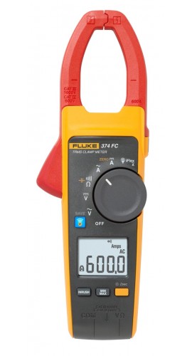 AMPERIMETRO 600A AC/DC, 600V AC/DC, MARCA FLUKE, MODELO 374FC