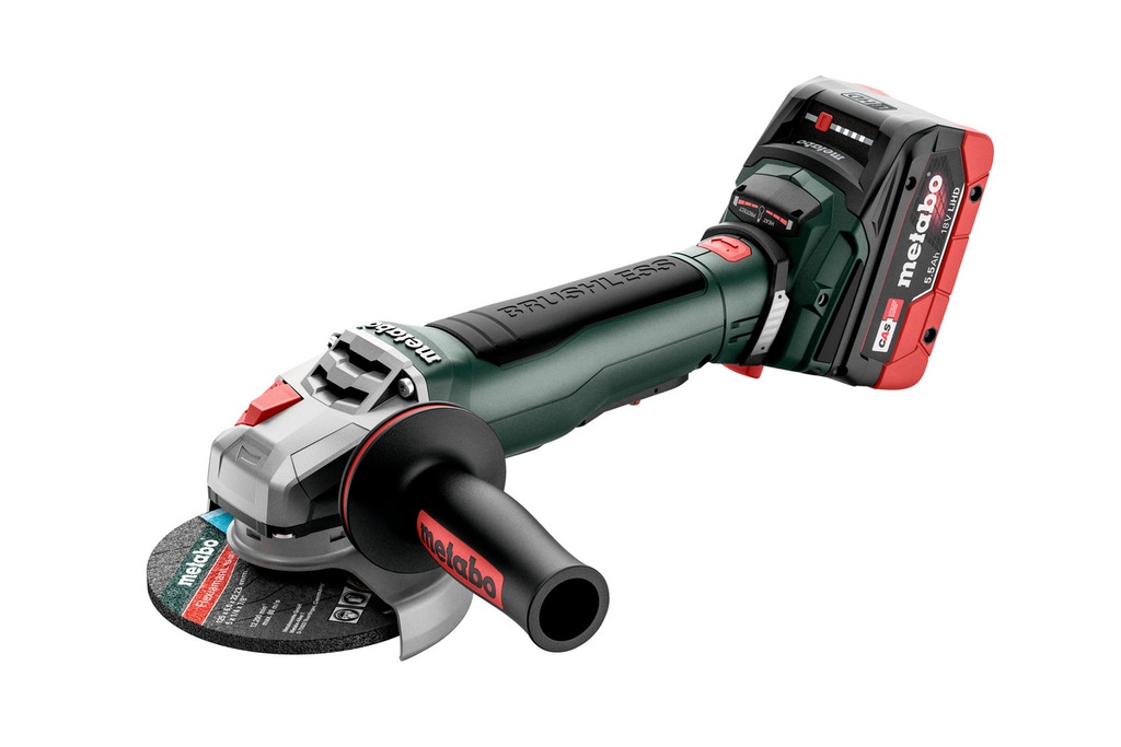 Amoladora Inalambrica de 5" WPB 18 LT BL 11-125 Quick, Metabo 613059520