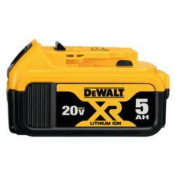 BATERIA DE 20 VOLTIOS, 5 AMPERIOS, MARCA DEWALT, MODELO DCB205