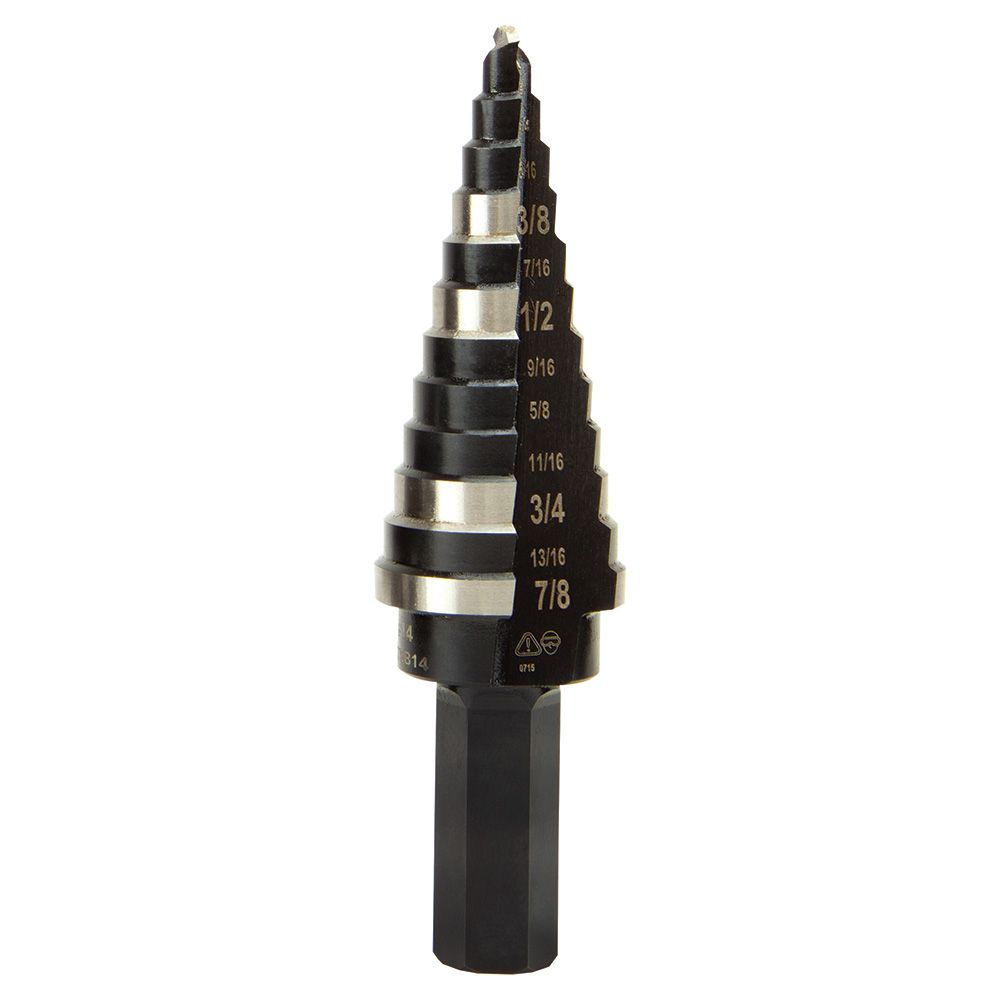 BROCA ESCALONADA No.14, DE 3/16" A 7/8", MARCA KLEIN TOOLS, MODELO KTSB14