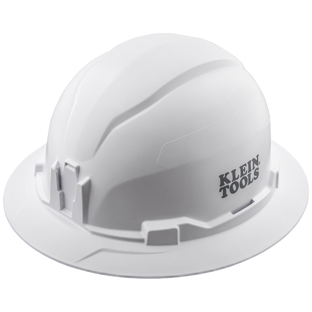 CASCO SIN VENTILACION, ESTILO ALA COMPLETA, COLOR BLANCO, MARCA KLEIN TOOLS, MODELO 60400