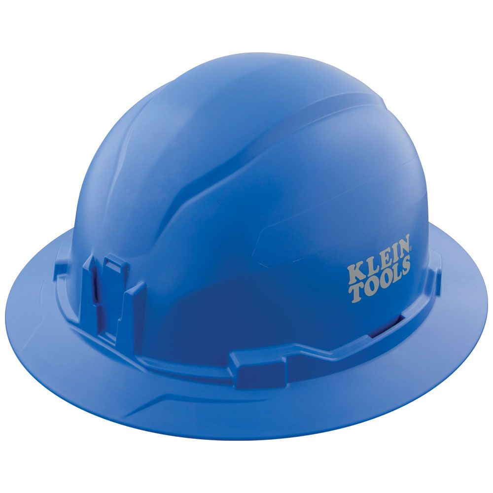 CASCO SIN VENTILACION, ALA COMPLETA, COLOR AZUL, MARCA KLEIN TOOLS, MODELO 60249