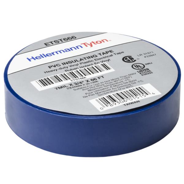 CINTA AISLANTE COLOR AZUL 0.75" MARCA HELLERMANN TYTON