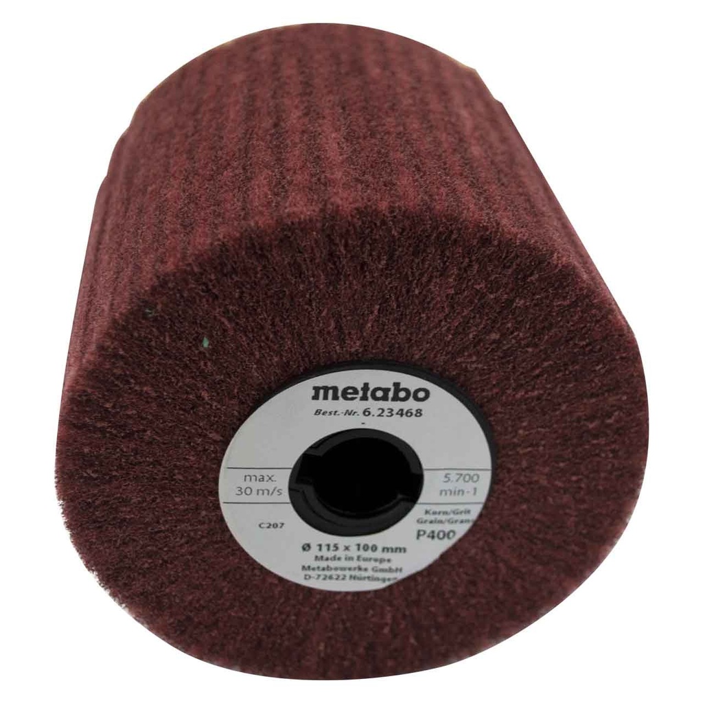 RODO DE LIJA PARA SATINADORA DE VELLON 115x100 MM, P400, MARCA METABO, MODELO 623468000