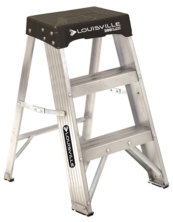 ESCALERA TIPO A DE 2 PIES, ALUMINIO, 300 LB, MARCA LOUISVILLE
