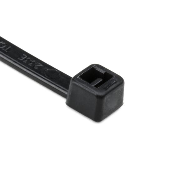 FAJILLA PARA CABLE COLOR NEGRO DE 7.8", RESISTENTE A RAYOS UV, 30 LBS, MARCA HELLERMANN TYTON