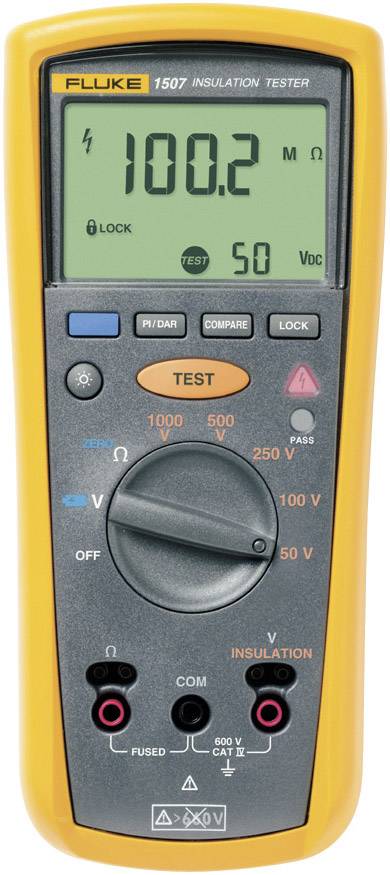 MEDIDOR DE RESISTENCIA DE AISLAMIENTO 1000V, MARCA FLUKE, MODELO 1507