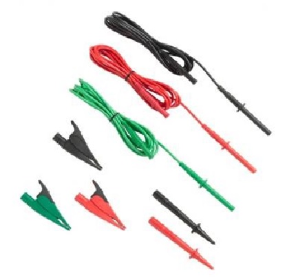 FLUKE TL1550B - CABLES DE PRUEBA CON PINZAS CAIMAN (ROJO,NEGRO,VERDE)