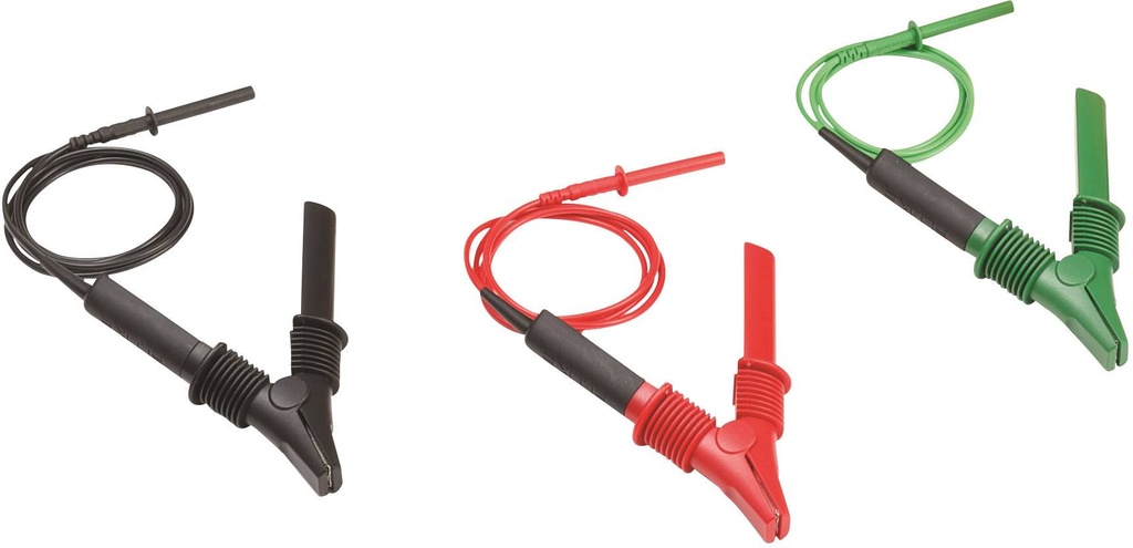 CABLES DE PRUEBA HEAVY DUTY DE 10 KV, MARCA FLUKE, MODELO TLK1550 RTLC