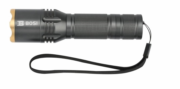 LINTERNA DE MANO, RECARGABLE, DE ALUMINIO, 500 LUMEN MARCA BOSI TOOLS, MODELO BS300511