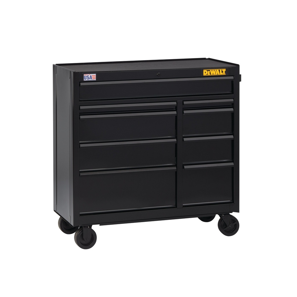 GABINETE DE ALMACENAMIENTO DE 41" CON RUEDAS, CON 9 CAJONES, MARCA DEWALT, MODELO DWST24190