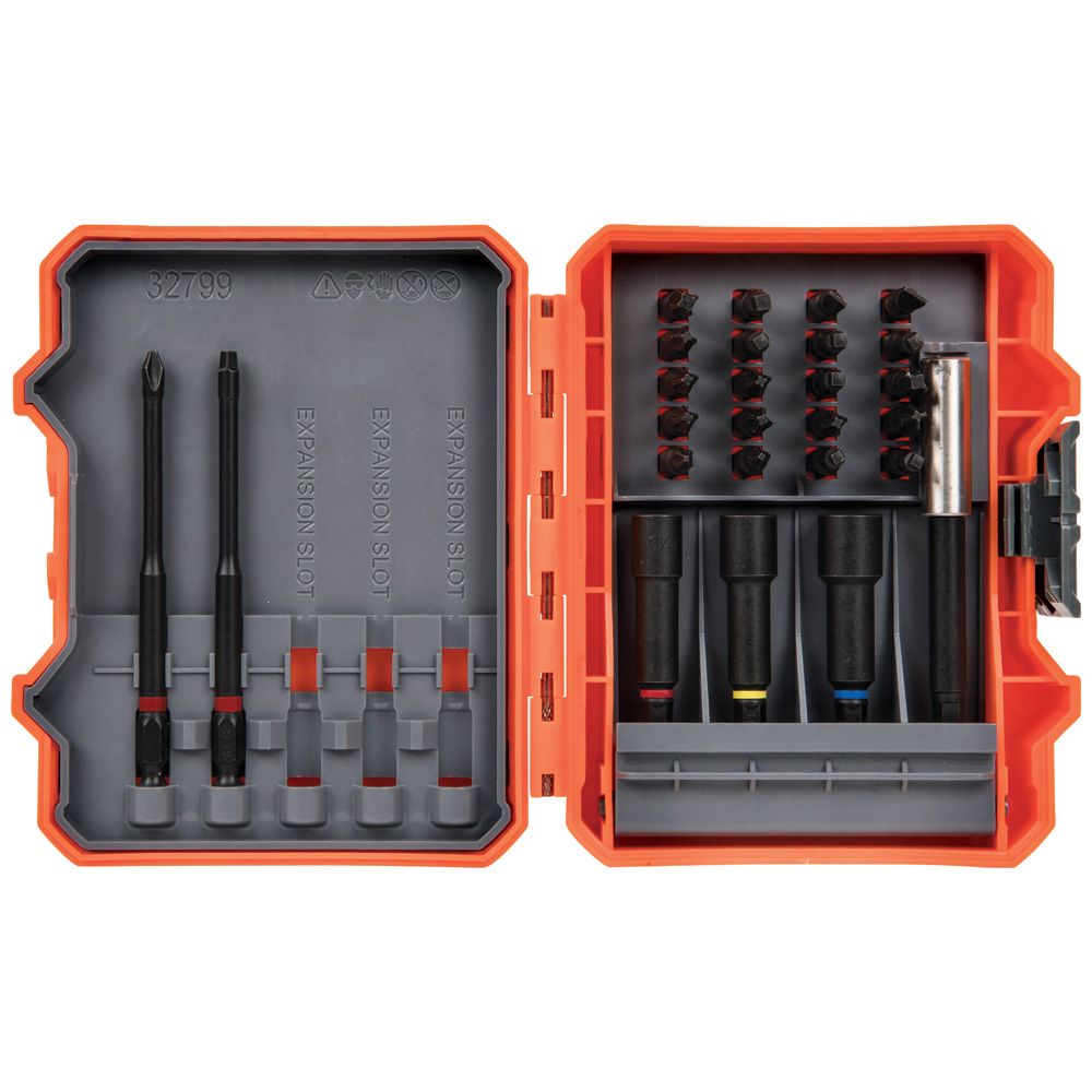 JUEGO DE PUNTAS, 26 PIEZAS, MARCA KLEIN TOOLS, MODELO 32799