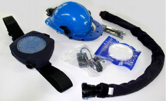 KIT DE VENTILACION PARA TRAJE ARC FLASH, MARCA CPA, MODELO RF-KIT