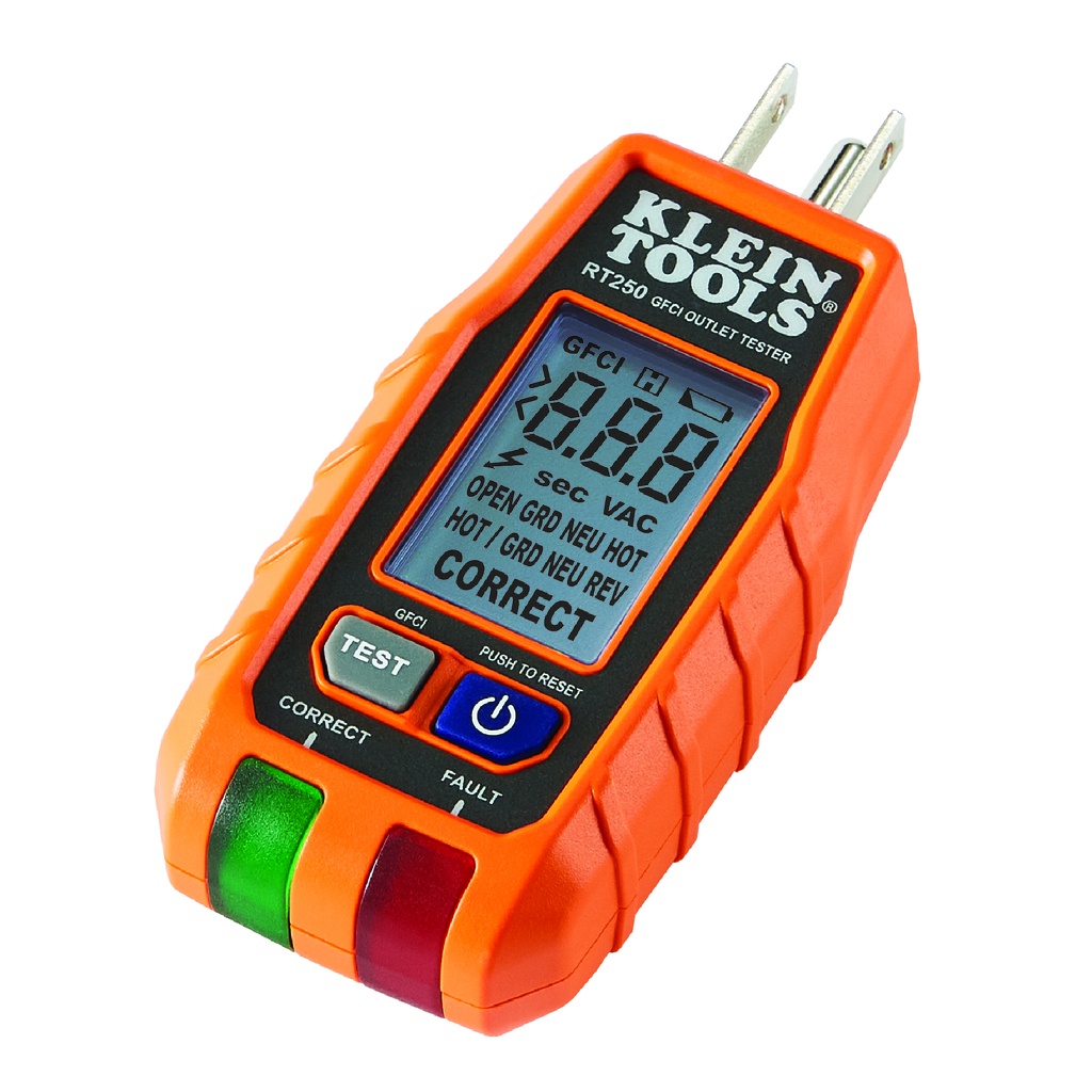 PROBADOR DE RECEPTACULOS, MARCA KLEIN TOOLS, MODELO RT250