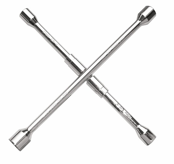 LLAVE DE RUEDA EN CRUZ DE 14" CON MEDIDA DE 17,19,21,23 MM, MARCA BOSI TOOLS, MODELO BS361314
