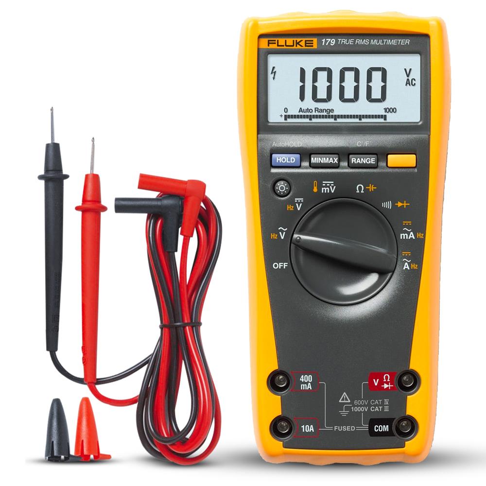 MULTIMETRO DIGITAL DE 1000V, MARCA FLUKE, MODELO 179ESFP