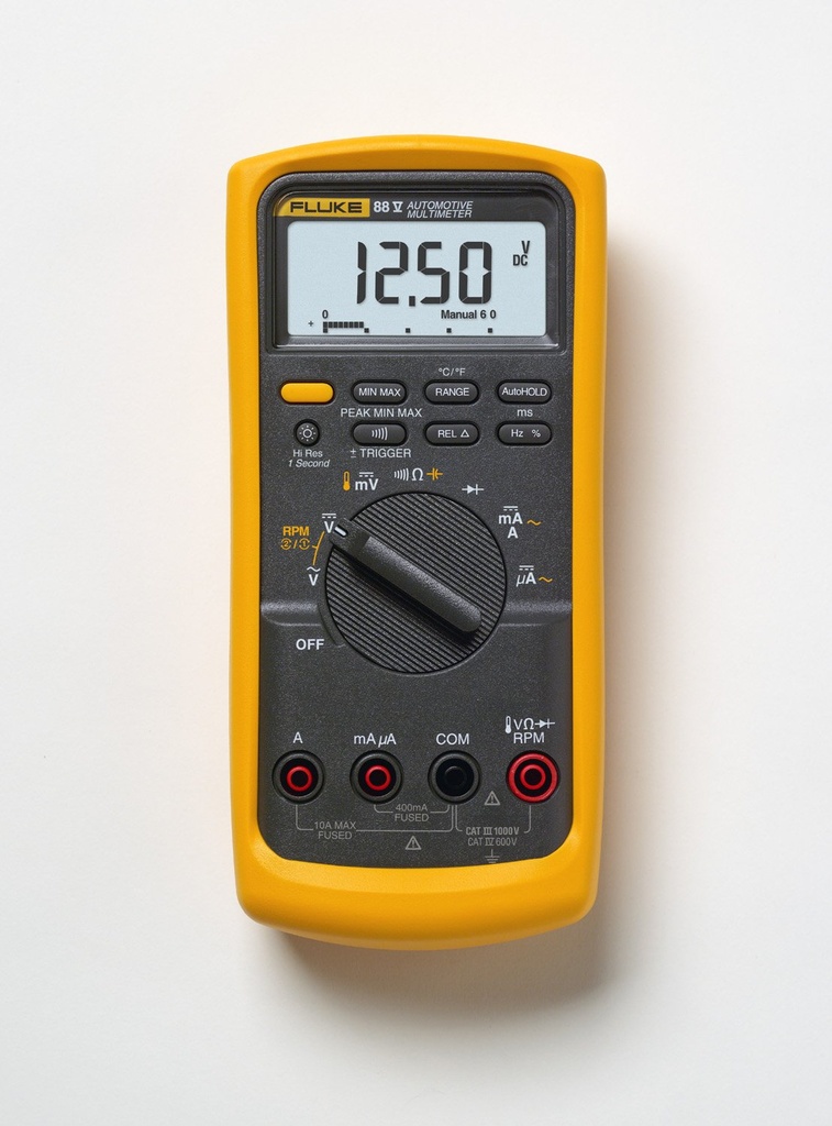 MULTIMETRO PARA AUTOMOCION DE 1000V, MARCA FLUKE, MODELO 88V