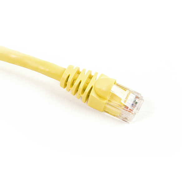 PATCH CORD, CAT.6, NORMADO, LONGITUD 3", COLOR AMARILLO, MARCA HELLERMANN TYTON