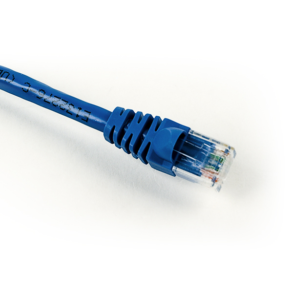 PATCH CORD, CAT.6, NORMADO, LONGITUD 3", COLOR AZUL, MARCA HELLERMANN TYTON