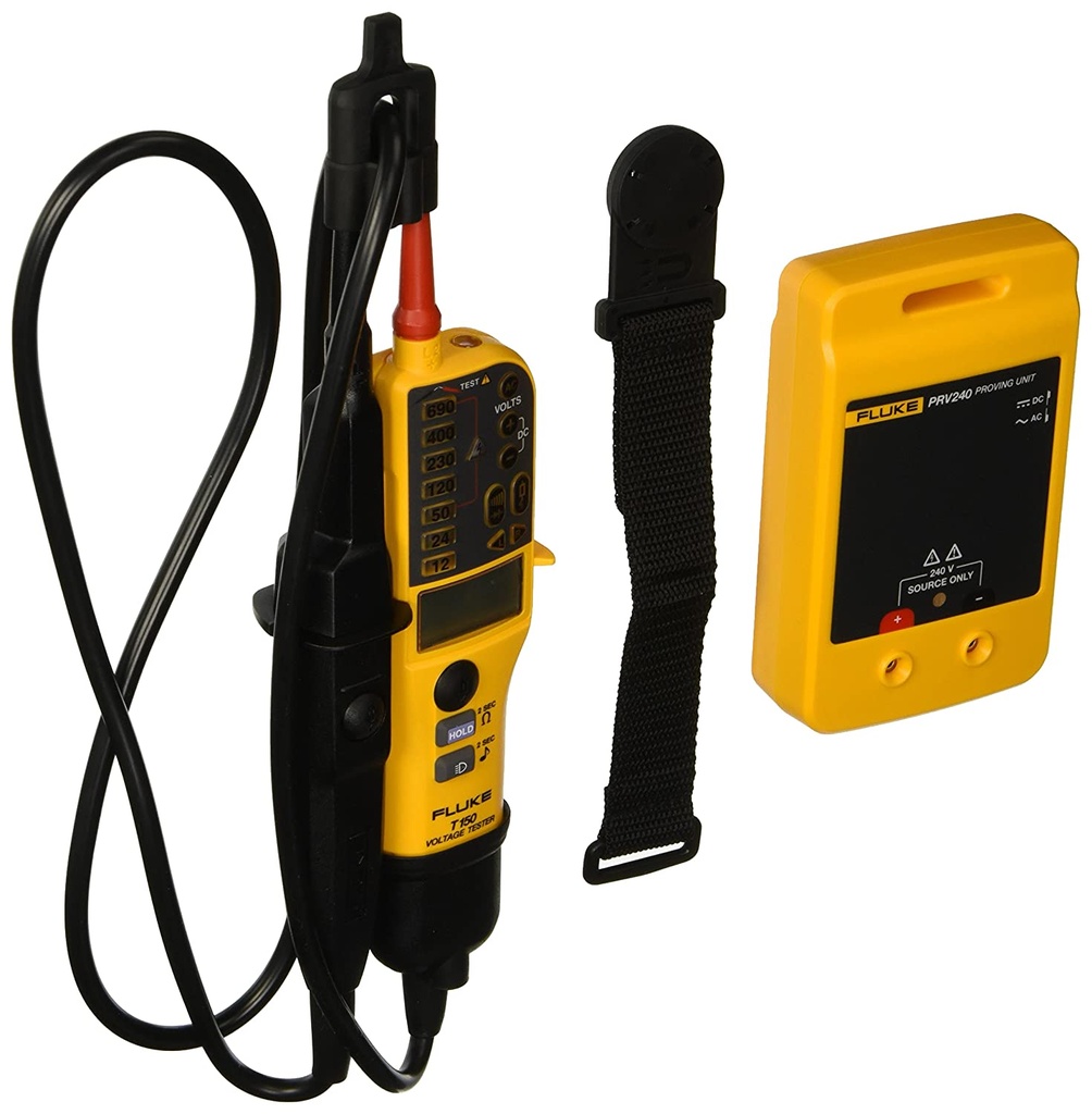 PROBADOR DE VOLTAJE Y CONTINUIDAD, MARCA FLUKE, MODELO T150/PRV240