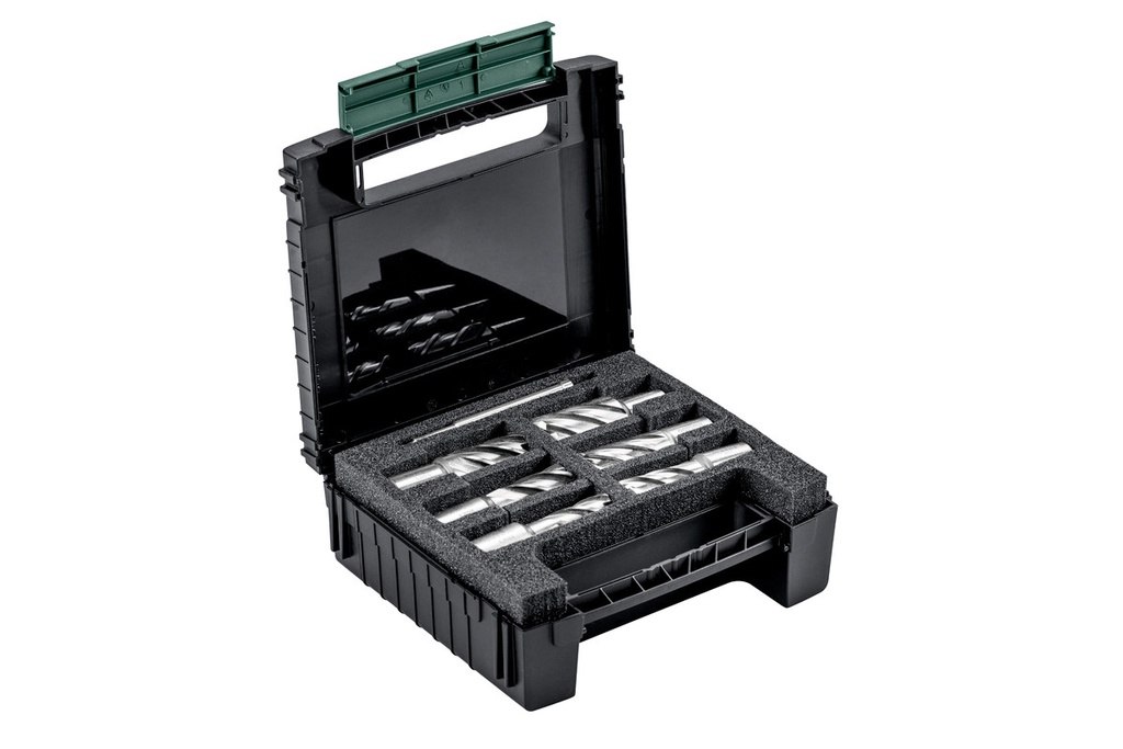 Set de Brocas Huecas HSS 6 Piezas( 1/2", 5/8", 11/16", 3/4", 7/8" y 1"), Metabo 626624000