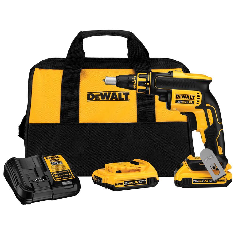 TALADRO ATORNILLADOR PARA TABLAYESO INALAMBRICO, MARCA DEWALT, MODELO DCF620D2
