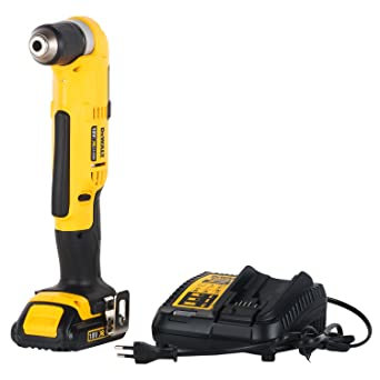 KIT DE TALADRO/ATORNILLADOR INALAMBRICO DE ANGULO RECTO DE 3/8", 300W, MARCA DEWALT, MODELO DCD740-C1: 1 BAT 1.5 AH + CARG + BOLSO